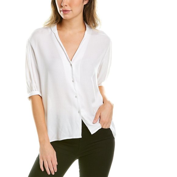Garrie B Tops - Garrie B Moss Crepe Top
